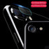 2 In 1 Metal Camera Lens Protector For Iphone 7 8 Plus X Lens Protective Circle Ring Cover With Tempered Glass For Iphone X Scratch Resistant Hd Tempered Glass Camera Screen Protector