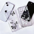 Transparent Butterfly Pattern Case For iPhone 14 Plus 13 12 11 Pro Max X XR XS Max Soft Card Slot Pocket Holder Wallet Cover Cute Butterfly Glitter Clear Phone Case Protective Cover With Card Holder