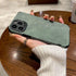 Vintage Green PU Leather Case For iPhone 13 12 11 Pro Max Mini XR XS X 7 8 Plus  Luxury Silicon Bumper Shockproof Soft Cover  Ultra Thin Slim Leather Case Anti-Scratch Hard Back Cover for iPhone