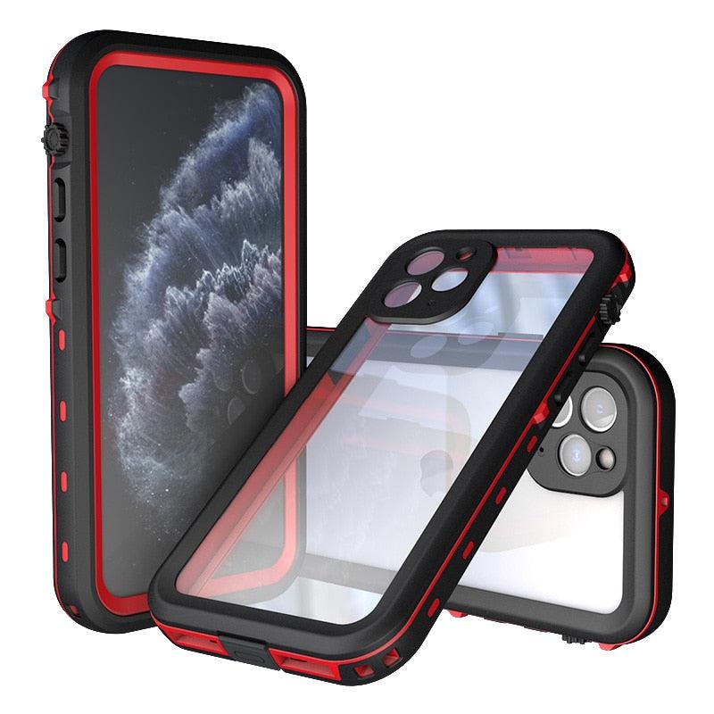 Waterproof Case For iPhone 14 13 12 11 Pro Max 14Plus 12Pro Durable Water Proof Cover Sport 360 Protect iPhone12 Mini  Waterproof Case for iPhone Drop Resistant Iphone Clear Back