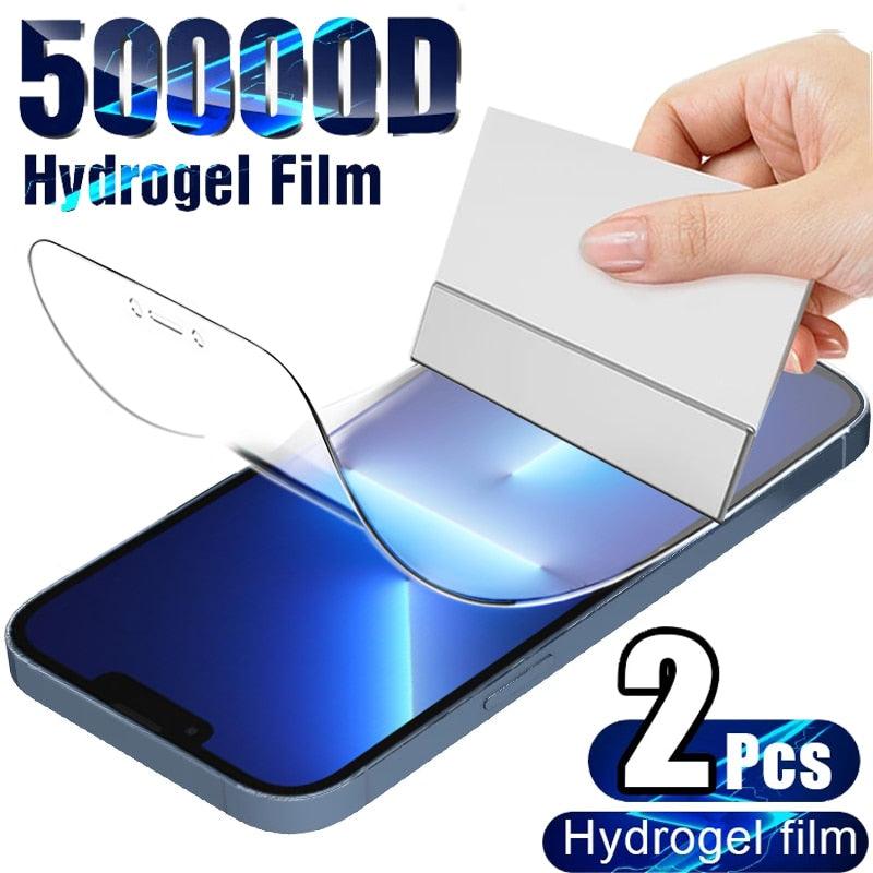 Full Cover Film For iPhone 13 Pro Max Screen Protector 12 11 Pro Max Mini XR X XS Max 8 7 6 6S Plus SE 2022 Soft Film Film Screen Protector