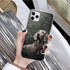 Dog Phone Case For Iphone 11 12 13 Mini Pro Max 8 7 6 6s Plus X 5 Se 2020 Xr Xs Case Shell Cute Funny Pattern Black Phone Case