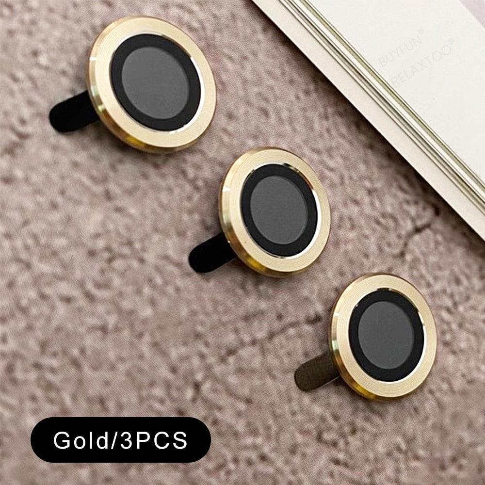 3D  Tempered Glass Metal Ring Camera Protector Cover For iphone 14 Iphone14 Pro Max 2022 Rear Lens Film Protect Cap Tempered Glass Camera Protector for iPhone