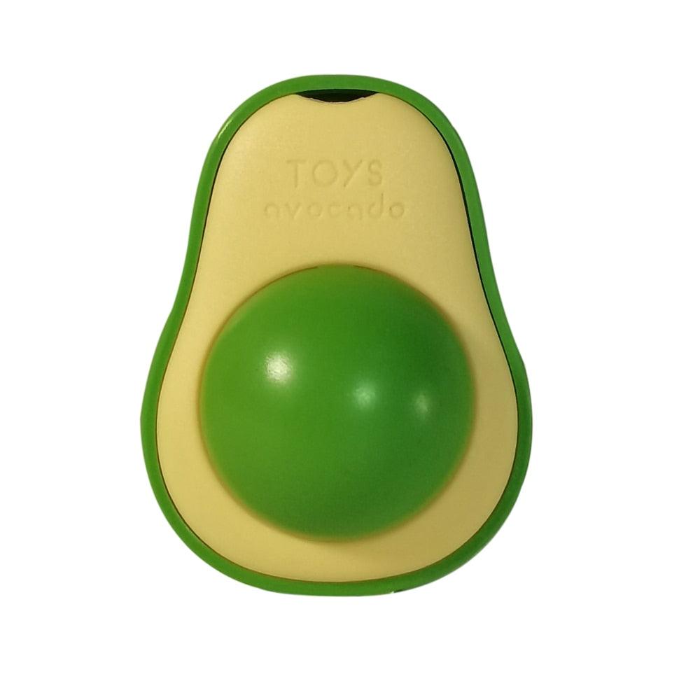 Avocado Wall Ball Cat Toys Edible Licking Balls Snack Healthy Rotatable Treats Toys Kitten Supplies Teeth Cleaning Totaling Catnip Wall Ball Toys - products - - Stevvex.com