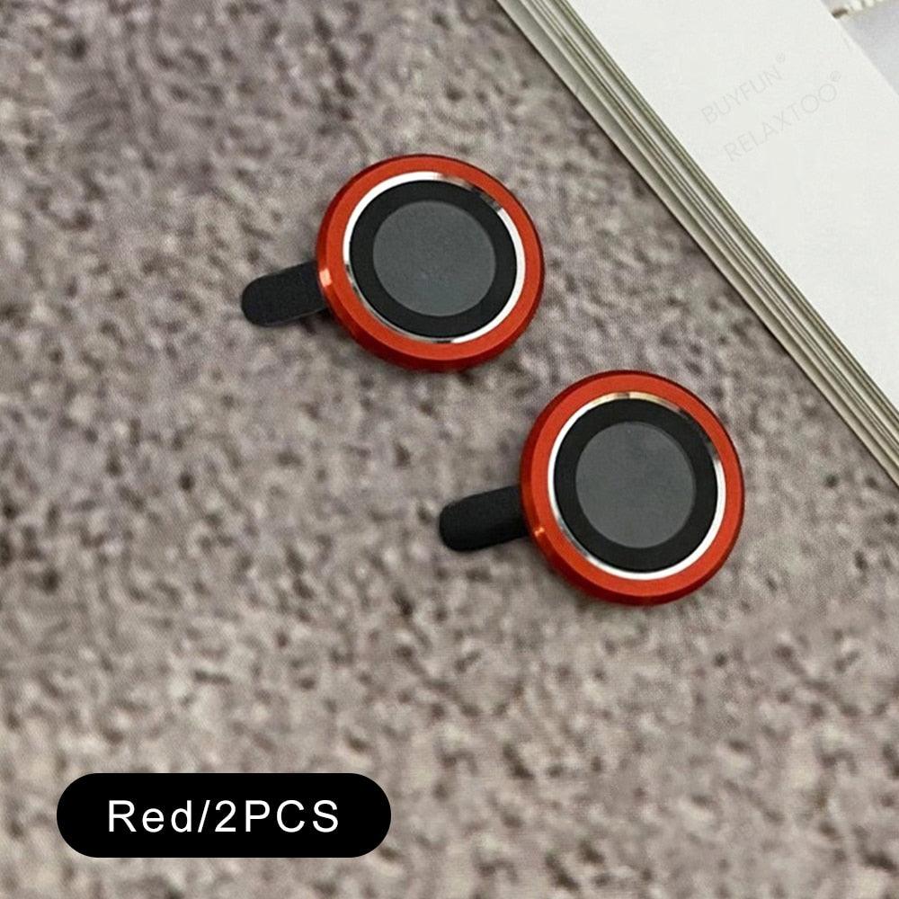 3D  Tempered Glass Metal Ring Camera Protector Cover For iphone 14 Iphone14 Pro Max 2022 Rear Lens Film Protect Cap Tempered Glass Camera Protector for iPhone