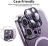 Camera Lens Metal Protector Glass For iPhone 14 13 Pro Max 13 Mini Back Lens Cap On iPhone 14 Plus Full Cover Protective Cases Metal Camera Cover with Tempered Glass Screen Protector