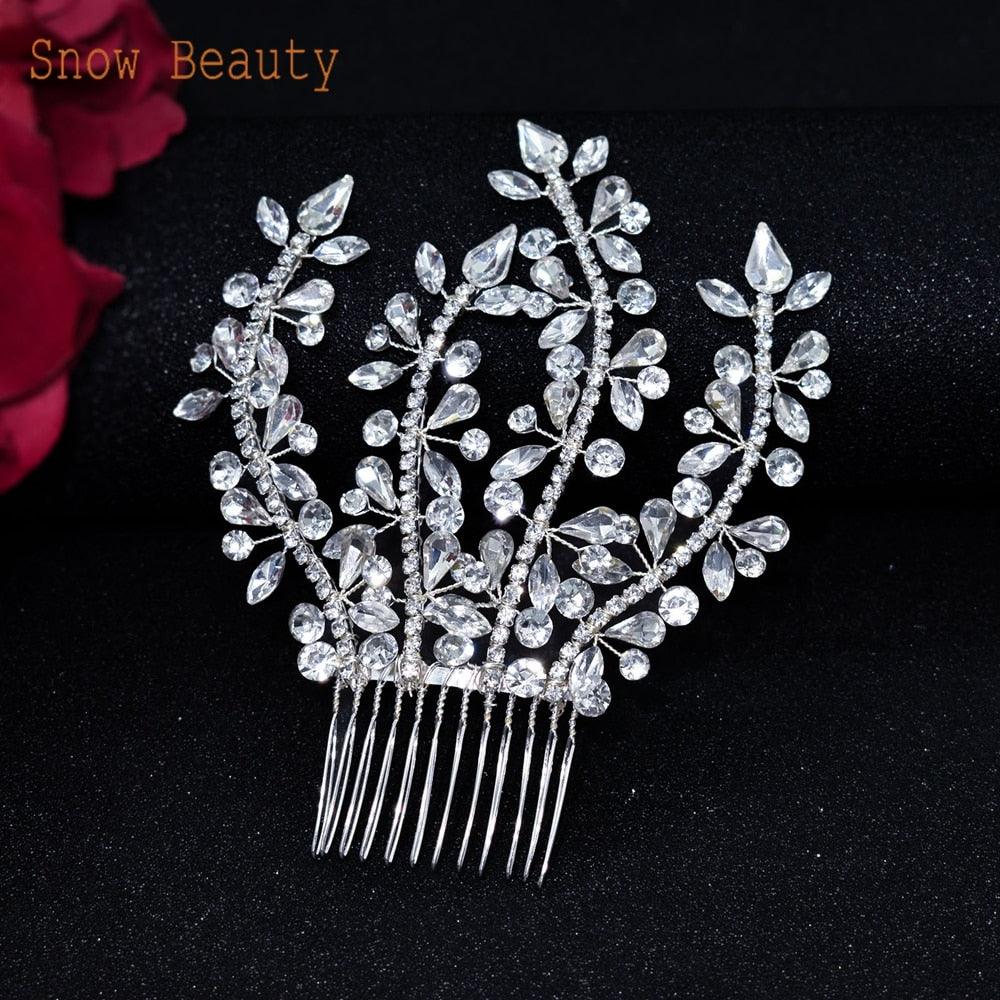 Wedding Bridal Styling Barrette Letter Headband Rhinestone Crystal Headpiece Wedding Accessories For Women Pageant Crowns  Cubic Zirconia Luxury Wedding Hair Accessories Hair Headdress For Women