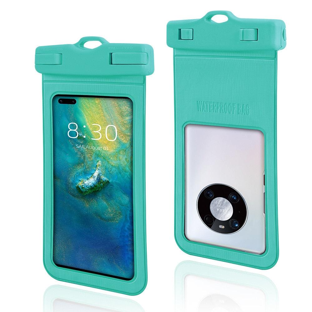 Waterproof Phone Case Pouch Protector For iPhone Cell Phone Cover Underwater Case Universal Water Proof Bag Waterproof Case Cellphone Pouch for iPhone 13 Pro Max Case & Strap