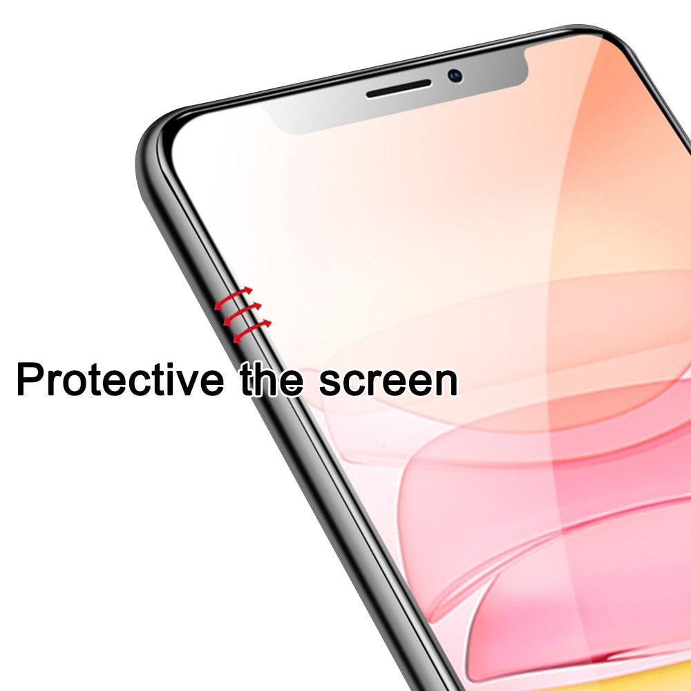 3PCS Soft Film For iPhone 13 Mini 12 14 11 Pro Max Screen Protector For iPhone 14 8 6s 7 Plus XR XS SE 3 2022 Gel Film Ultra Impact Protection 3D Curved Edge for Full Coverage Screen Protector