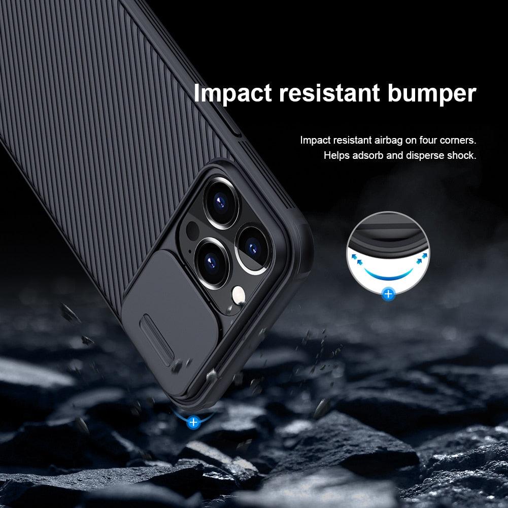 Unique Camera Protection Case for iPhone 14 Pro Max / for iPhone 13 Pro with Slide Camera Cover Protector Hard Cover 12 mini Slim Fit Thin Protective Shockproof Cover with Slide Camera Cover