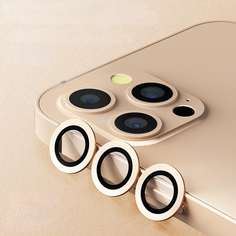 Camera Glass for iPhone 13 Mini Pro Max Glass Protector Camera iPhone 13 Protective Glass iPhone 13 Pro Max Screen Protector  Camera Cover Circle Tempered Glass Protector