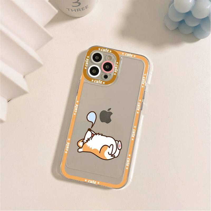 Cute Puppy Phone Case For Iphone 11 12 13 Mini Pro Max 14 Pro Max Case Shell Butt Squishy Fidget Toys Phone Case For Iphone