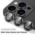 3D  Tempered Glass Metal Ring Camera Protector Cover For iphone 14 Iphone14 Pro Max 2022 Rear Lens Film Protect Cap Tempered Glass Camera Protector for iPhone