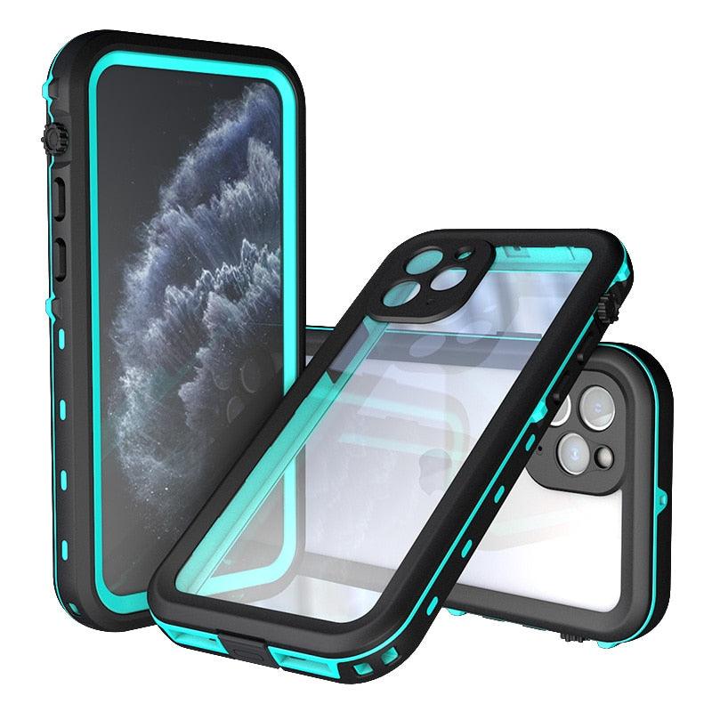 Waterproof Case For iPhone 14 13 12 11 Pro Max 14Plus 12Pro Durable Water Proof Cover Sport 360 Protect iPhone12 Mini  Waterproof Case for iPhone Drop Resistant Iphone Clear Back