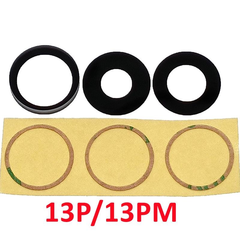 10set Back Camera Glass Lens Rear Camera Glass Glue For iPhone 11 12 13 Pro Max 13 Mini 14 14P Replace Repair Spare Part Camera Lens Protector For iPhone