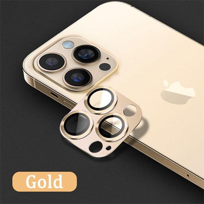 Camera Lens Metal Protector Glass For iPhone 14 13 Pro Max 13 Mini Back Lens Cap On iPhone 14 Plus Full Cover Protective Cases Metal Camera Cover with Tempered Glass Screen Protector