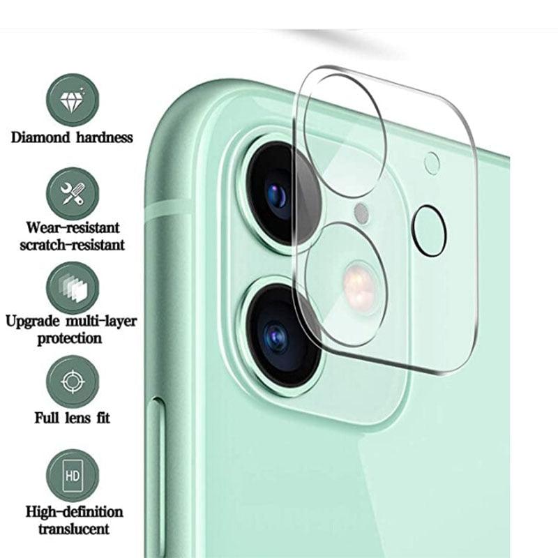 3PCS HD Camera Lens Protector For  New iPhone 14 13 12 Pro MAX Tempered Glass Cover Anti-Spy Tempered Glass Film Camera Lens Protector Tempered Glass