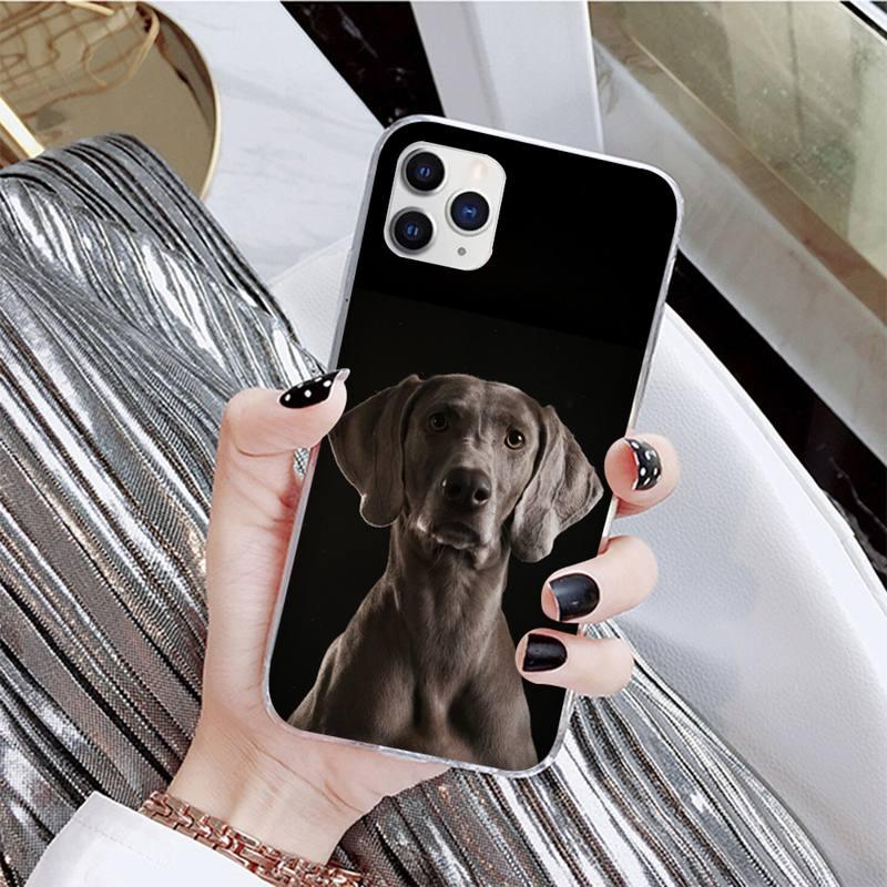 Dog Phone Case For Iphone 11 12 13 Mini Pro Max 8 7 6 6s Plus X 5 Se 2020 Xr Xs Case Shell Cute Funny Pattern Black Phone Case