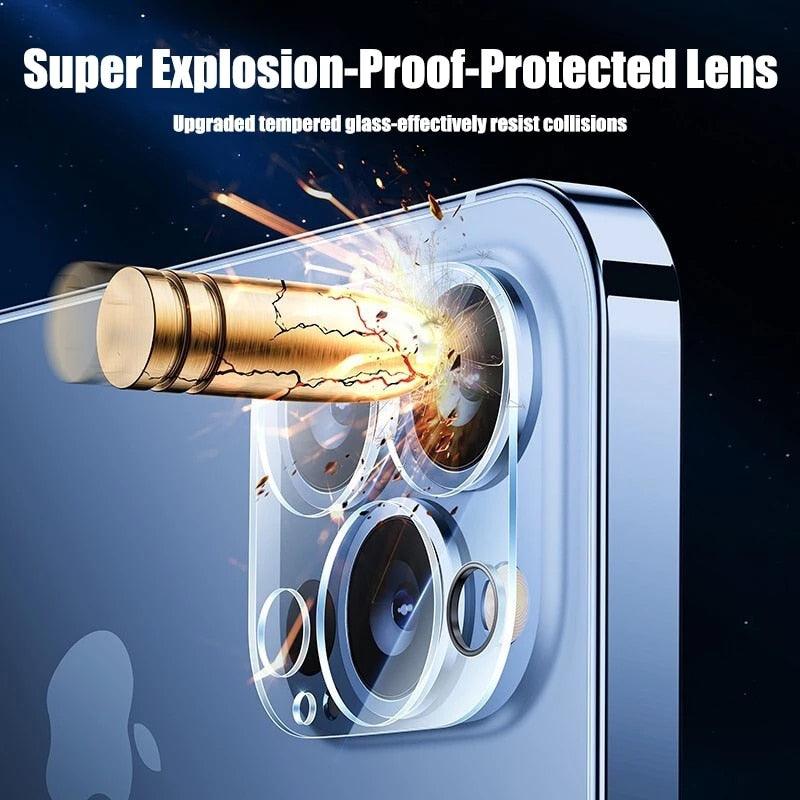 Full Cover Camera Lens Protector for IPhone 12 13 Pro Max Mini Screen Protectors for IPhone 11 14 Pro Xs Max X XR Tempered Glass Camera Lens Screen Protector