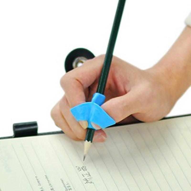 15 Pcs School Students Writing Pencil Pen Holder Children Kids Learning Practice Silicone Pen Aid Grip Posture Correction Device Ergonomic Grip Aid Writing Tool Posture Correction