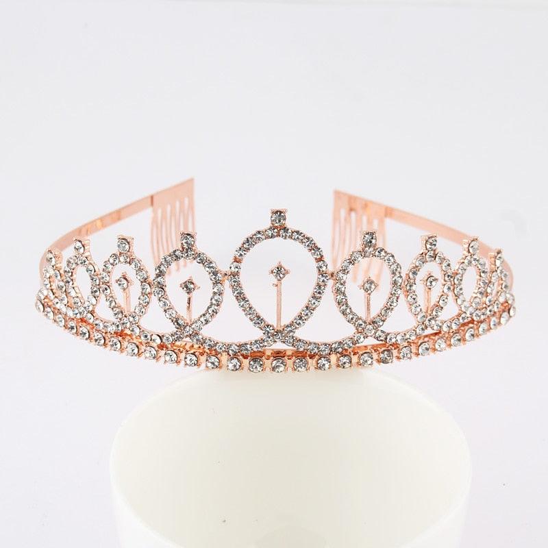 Ladies Alloy Rhinestone Crown 18 21 30 40 50 60 80 Years Digital Crown Birthday Headband Hairband Fashion Hair Accessories Gift Hair Comb Birthday Number Women Rhinestone Crowns Rhinestones Birthday Party