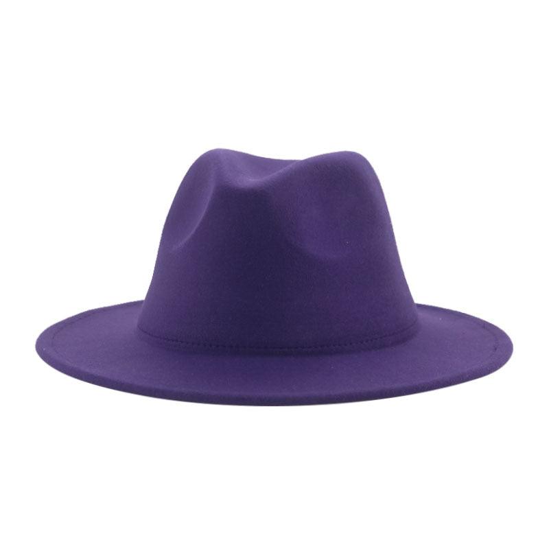 Modern Hats For Women Fedoras Winter Women Hats Simple Classic Hat Wedding Lady Retro Wide Brim Floppy Hat Men Fedora Hat Fashionable Classic Wide Brim Hat For Summer Dress Hats