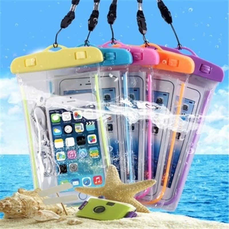 Waterproof Phone Case Universal Mobile Cover case For iPhone 13 Pro Max Phone Bag Underwater Case Phone Plastic Waterproof Underwater Pouch for Mobile Phone Case & Strap