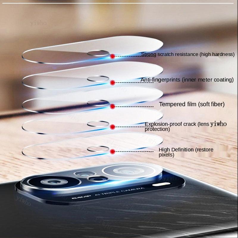 2pcs Tempered Glass for IPhone 14 Pro Max Plus Screen Protectors for IPhone14 13 Pro 13 Mini X XR Xs Max Se 2022  Camera Lens Lens Protectors Luminous Ring Glass for iPhone