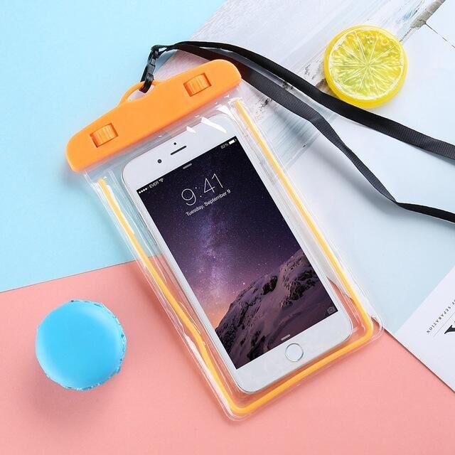 Water Proof Cases For iPhone 12 Cover Pouch Cases For iPhone  XS MAX 8 7 6 s Plus Universal Waterproof Case Universal Waterproof Cell Phone Bag/Holder for iPhone Case & Strap