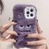 Cute Funny Fur Fluffy Phone Case For Iphone 14 13 12 11 Pro Max Mini X Xs Xr 7 8 Plus Se 2020 Girl Cover Soft Plush Stylish Cute Soft Warm Winter Phone Case