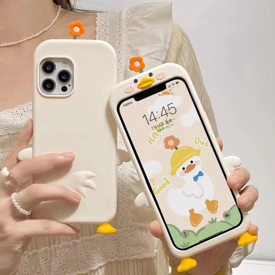 Cartoon Play Game Phone Case For Iphone 13 12 7 6 8 Plus Xr Xs 11 Pro Max Candy Love Heart Soft Silicone Rubber Bear Funny 3d Game Controller Design With Stars Case