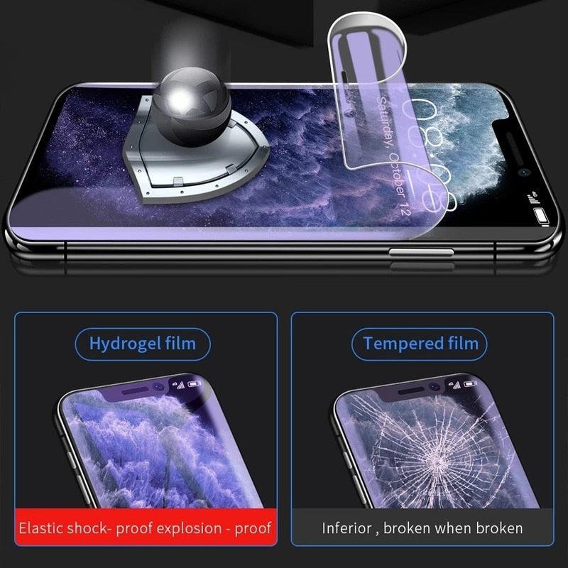 4pcs Anti Spy Privacy Soft Hydrogel Film For iPhone 13 12 11 14 Pro Max Mini X XR XS Max 6 14 7 8 Plus 12pro 13 Screen Protector Tempered Glass Screen Protector Guard for iPhone  HD Clear Scratch Resistant Anti-Fingerprint Tempered Glass Film