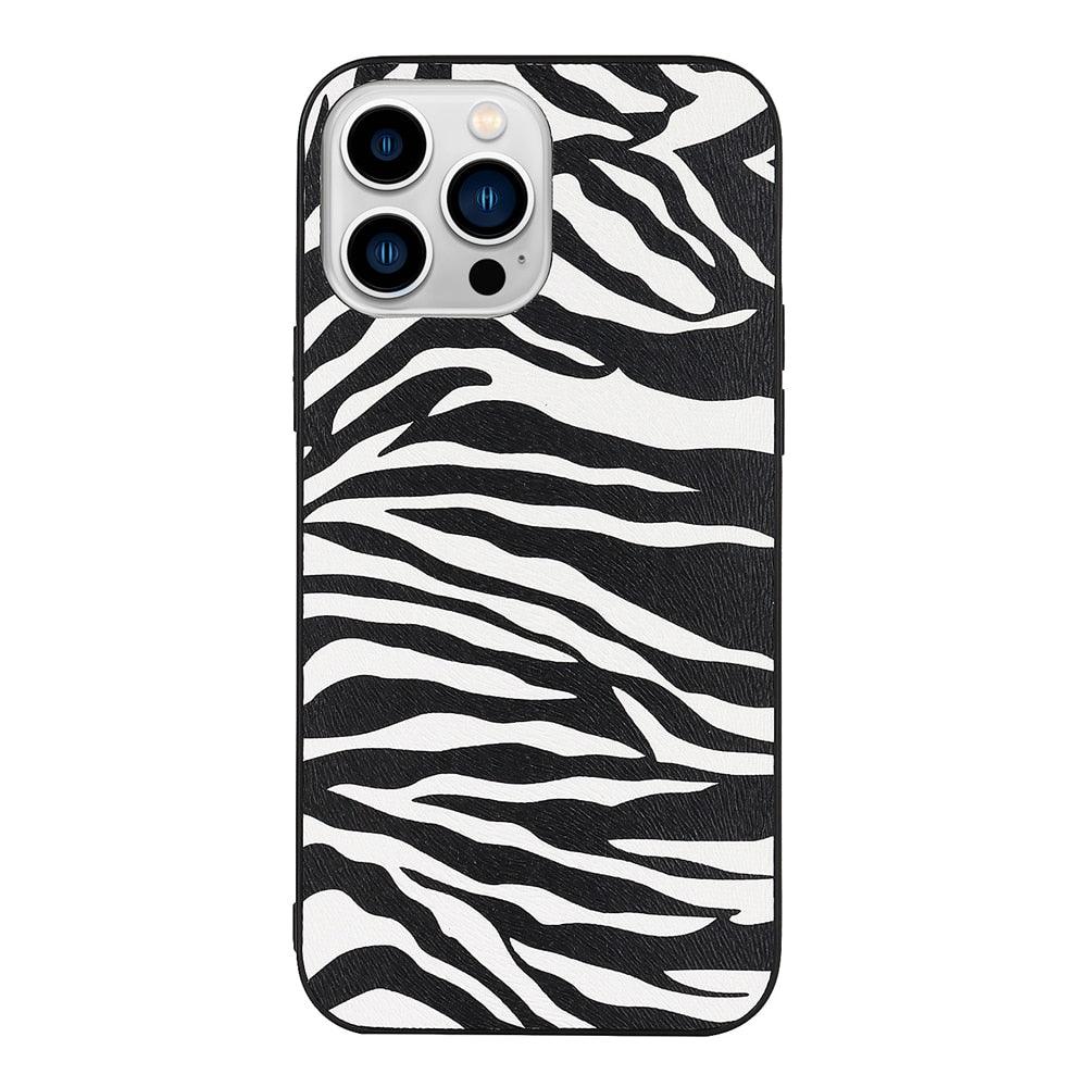 Retro Crocodile Leopard Snake Zebra Pattern Texture PU Leather Cases For iPhone 14 13 Phone Cover Unique Design Shockproof Soft Grip Leather Phone Case For iPhone