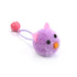 4pcs/lot Plush Mouse Cat Toy Cute Bell Mice Funny Cat Toys Cute Plush Teeth Cleaning Balls Chewing Soft Molar Toy Faux Pet Toy Colorful Plush Mouse Head with Bell Rope Cat Toy Interactive Cat Toy