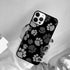 Dog Foot Print Colorful Pattern Phone Case For Iphone 14 Se 2020 Xr Xs 11 12 13 Mini Pro Max 6 7 8 Plus  Ultra Designer Printed Hard Back Case