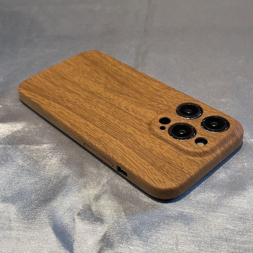 Ultra thin Vintage Wood Texture Phone Case For iPhone 14Plus 13Pro 14 13 12 Pro Max Lens protection anti-skid Soft Cover Wooden Smartphone case For iPhone