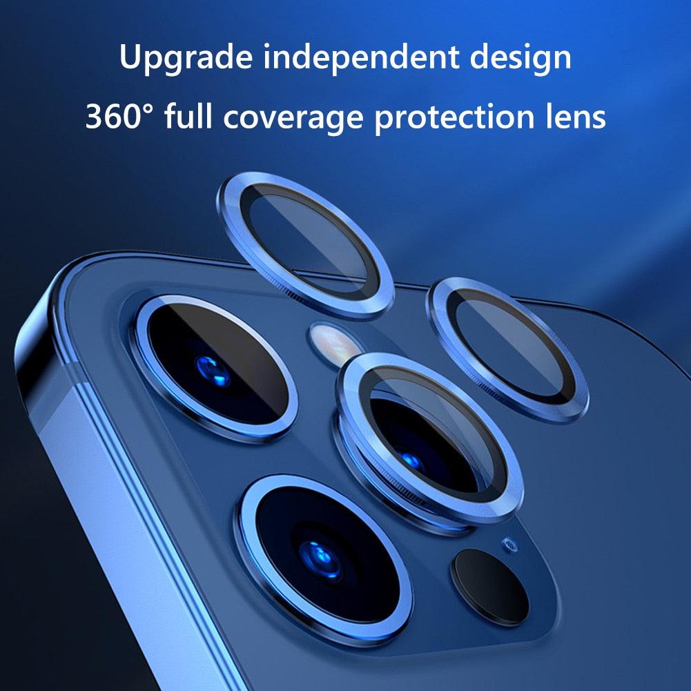 3pcs Camera Lens Full Cover Anti-scratch HD Protective Glass Film Camera Lens Screen Protector for iPhone 14 Pro/14 Pro Max amera Lenses Glass with Aluminium Edge Compatible with iPhone