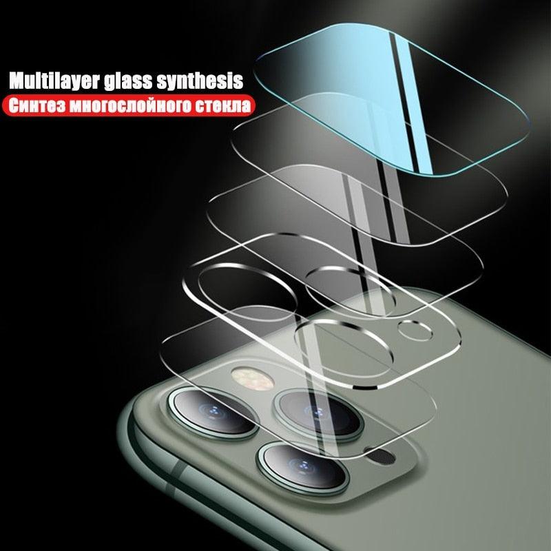 3pcs in 1 Camera Lens Protector For iPhone 13 11 12 14 Pro Max HD Full Cover Camera Protection For iPhone 14 Plus 13 12 Mini Suit Camera Protective Glass For iphone