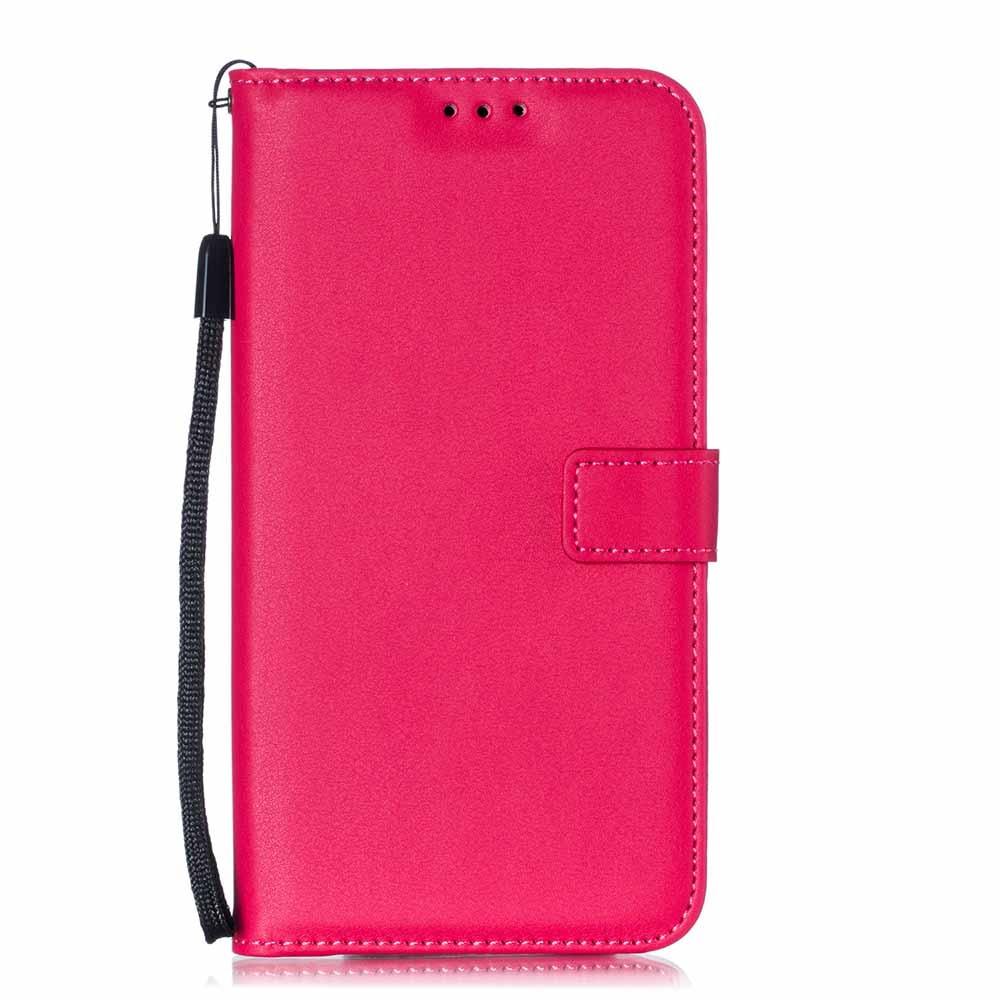 Solid Color Leather Wallet Case For iPhone 14 XS MAX 11 Pro 12 mini 13 Flip Cover Card Slot Mobile Phone Case  Wallet Mobile Phone Case Leather Flip Case Wallet Colorful Protective Case