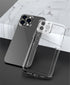 Transparent Shockproof Dual Card Slot Holder Phone Case For iPhone 13 12 11 Pro Max XR X XS Max 7 8 Plus 14Pro Wallet Transparent Soft Cover Card Storage Bumper Case For iPhone