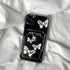 Transparent Butterfly Pattern Case For iPhone 14 Plus 13 12 11 Pro Max X XR XS Max Soft Card Slot Pocket Holder Wallet Cover Cute Butterfly Glitter Clear Phone Case Protective Cover With Card Holder