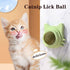 Ball Cat Toy Pasted Lollipop Gatos Mint On The Wall Pet  Ball Snack Good Cat Accessories Cat Toy with Light and Self-Rotating Ball Kitten Gift Edible Cat Lick Toy Cat Chew Toy Teeth Cleaning Cat Bite Toy Rotating Cat Toy