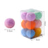 12Pcs/lot Funny Cat Toys Stretch Plush Ball Toys for Cats Colorful Interactive Cat Pom Pom Kitten Toy Pet Supplies  Plush Balls for Training and Kitten Play