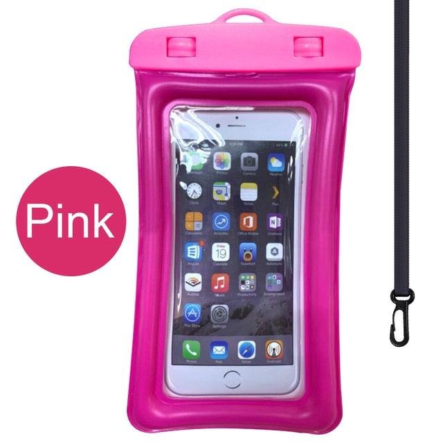 Universal Waterproof Phone Case Swim Bag For iPhone 11 13 Pro Max Water Sports Beach Pool Cover Universal Waterproof Phone Case  Waterproof Phone Pouch for iPhone