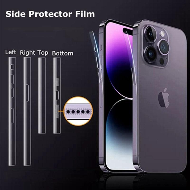 Film For iPhone 14 Pro Max Back Side Screen Protector Film for iPhone 13 Mini 12 13 Pro Max 14 Pro 14Pro Max Not Glass Temper Film Premium HD Clarity Anti-Fingerprint/Scratch Compatible with iPhone