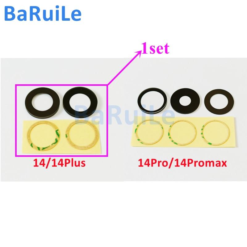 10set Back Camera Glass Lens Rear Camera Glass Glue For iPhone 11 12 13 Pro Max 13 Mini 14 14P Replace Repair Spare Part Camera Lens Protector For iPhone