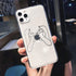 Abstract Soft Unique Silicon Phone Case For iPhone 14 13 Pro Max 12 Pro Luxury Clear Transparent Charming Silicone Protective Lightweight Ultra Thin Cover Pattern Printed  Back Cover