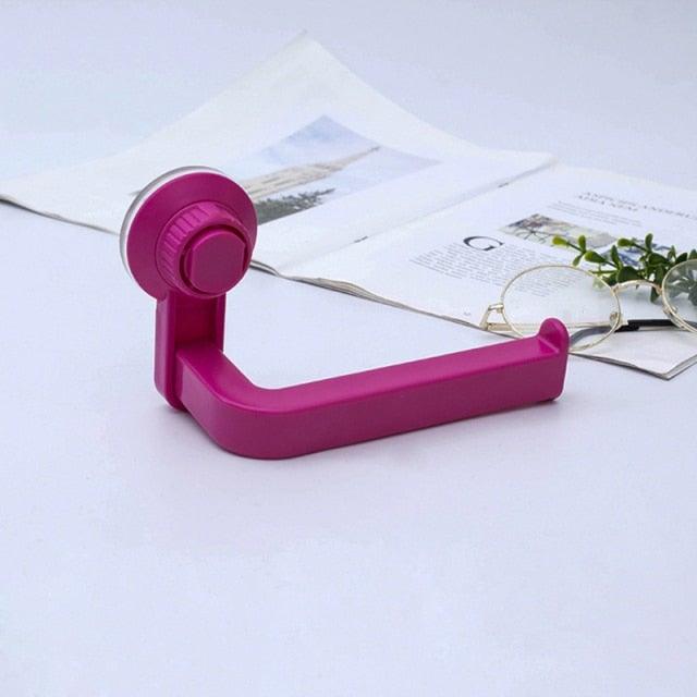 Acrylic Toilet Paper Holder Tissue Rack Wall Mounted Bathroom Kitchen Roll Holder Paper Tissue Rack Hook Modern Black Hanger Toilet Tissue Roll Holders Dispenser And Hangers Wall Mounted For Bathroom  Kitchen