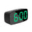 Acrylic/Mirror Alarm Clock LED Digital Clock Voice Control Snooze Time Temperature Display Night Mode Digital Alarm Clock, LED Bedside Clock with 6-Level Brightness Dual Alarm Adjustable Volume with 3 Alarm Sound Alarm Clock for Bedroom Office