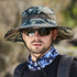 Adjustable Men's Hat Bucket Hat Summer Breathable Fashion Outdoor Fishing Wide Brim Hat Sun Protection Cap Male Traveling Sun Hats Fishing Hat Adjustable Mountaineering Hat 58-60cm